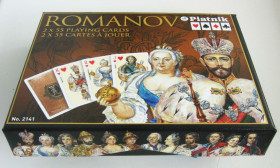 Настільні ігри Настольные игры ^/--/^ Гральні карти &amp;quot;Romanov&amp;quot; ТМ Piatnik Австрія 2 /--/ x /--/ 55 у колоді нові ^_^^^ Игральные карты &amp;quot;Romanov&amp;quot; ТМ Piatnik Австрия 2 /--/ x /--/ 55 в бревне новые - фото фото фото