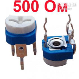 Резистори Резисторы ^/--/^ Резисторы переменные подстроечные RM /--/ 065 500 /--/ Ом     (лот - 1 /--/ шт) ^_^^^ Резистори змінні підбудовні RM /--/ 065 500 /--/ Ом (лот - 1 /--/ шт) - фото фото фото