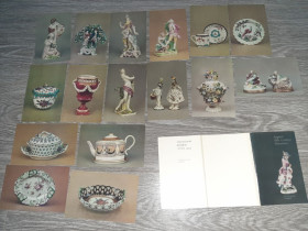 Статуетки, Скульптури, Фігурки, Фарфор Статуэтки, Скульптуры, Фигурки, Фарфор ^/--/^ Набор открыток Английский фарфор 18 века 16 /--/ шт СССР 1978 /--/ г ^_^^^ Англійський фарфор 18 століття 16 /--/ шт СРСР 1978 - фото фото фото