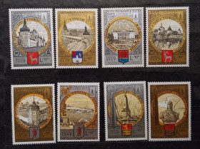 Архітектура Архитектура ^/--/^ СССР 1978 г - Туризм по Золотому кольцу, негаш ^_^^^ СРСР 1978 р. - Туризм по Золотому кільцю, негаш - фото фото фото