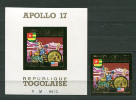 Освоєння космосу Освоение космоса ^/--/^ Того Togo Space  1973 Mi  Bl 73 /--/ B /--/ 965 /--/ B Apollo 17  MNH Cv /--/ 133 ^_^^^ Того Togo Space 1973 Mi Bl 73 /--/ B /--/ 965 /--/ B Apollo 17 MNH Cv /--/ 133 - фото фото фото