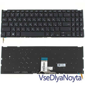 Клавіатури Клавиатуры ^/--/^ Клавиатура для ноутбука ASUS (X /--/ 509 series) ukr, black, без фрейма, подсветка клавиш (ОРИГИНАЛ) ^_^^^ Клавіатура для ноутбука ASUS (X /--/ 509 series) ukr, black, без фрейму, підсвічування клавіш (ОРИГИНАЛ) - фото фото фото