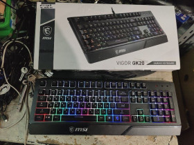 Клавіатури Клавиатуры ^/--/^ Игровая клавиатура с подсветкой MSI Vigor GK /--/ 20 USB № 24111207 ^_^^^ Ігрова клавіатура з підсвічуванням MSI Vigor GK /--/ 20 USB No 24111207 - фото фото фото