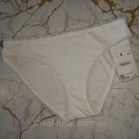 Труси Трусы ^/--/^ Трусики слип S 44 р C&amp;amp;A Хлопок Гипюр ^_^^^ Трусики слип S 44 г C&amp;A Хлопок Гипюр - фото фото фото
