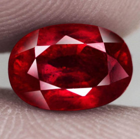 Рубін Рубин ^/--/^ Рубин 2.89 Ct. 9.1 x 6.5 x 4.9 mm ^_^^^ Рубін 2.89 Ct. 9.1 x 6.5 x 4.9 mm - фото фото фото