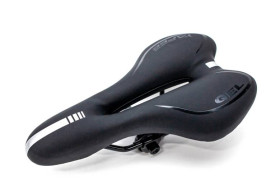 Сідла Седла ^/--/^ Сідло MTB YF-1034 чорний-білий (SAD-070) ^_^^^ Седло MTB YF-1034 черный-белый (SAD-070) - фото фото фото