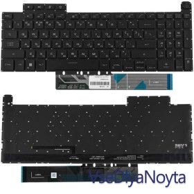Клавіатури Клавиатуры ^/--/^ Клавиатура для ноутбука ASUS (FA /--/ 617 series) rus, black, без фрейма, подсветка клавиш (ОРИГИНАЛ) ^_^^^ Клавіатура для ноутбука ASUS (FA /--/ 617 series) rus, black, без фрейму, підсвічування клавіш (ОРИГІНАЛ) - фото фото фото