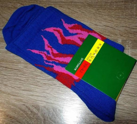 Шкарпетки Носки ^/--/^ Носки мужские с пламенем Krokus 42-45 синие ^_^^^ Шкарпетки чоловічі з полум'ям Krokus 42-45 сині - фото фото фото