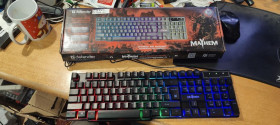 Клавіатури Клавиатуры ^/--/^ Игровая клавиатура с подсветкой RGB Defender Mayhem GK-360 /--/ DL USB № 24190419 ^_^^^ Ігрова клавіатура з підсвічуванням RGB Defender Mayhem GK-360 /--/ DL USB No 24190419 - фото фото фото