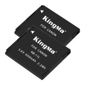 Акумулятори Аккумуляторы ^/--/^ 2-Pack KingMa Canon NB-11 /--/ L комплект из 2 аккумуляторов ^_^^^ 2 /--/ Pack KingMa Canon NB-11 /--/ L комплект з 2 акумуляторів - фото фото фото