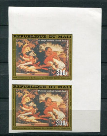 Мистецтво Искусство ^/--/^ Mali Мали 1980 Mi 819 Lorenzo Lotto Josef shows the Infant Jesus of St.. Katharin MNH Цена за 1 шт ^_^^^ Mi 819 Lorenzo Lotto Josef shows the Infant Jesus of St. Katharin MNH Ціна за 1 шт - фото фото фото