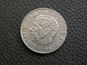 Швеція Швеция ^/--/^ 1 крона Швеция 1973 г ^_^^^ 1 крона Швеція 1973 - фото фото фото