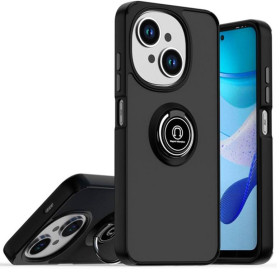 Чохли, бампера Чехлы, бампера ^/--/^ Чохол Fiji Colorframe для Tecno Spark 40 /--/ C (KM /--/ 4 /--/ k) матовий бампер з кільцем підставкою Black ^_^^^ Чехол Fiji Colorframe для Tecno Spark 40 /--/ C (KM /--/ 4 /--/ k) матовый бампер с кольцом подставкой Black - фото фото фото