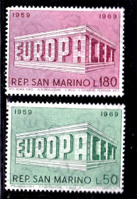 Малі Держави Європи Малые Государства Европы ^/--/^ Сан Марино  1969  г  MNH - EUROPA CEPT - ^_^^^ Португалія 1969 MNH - EUROPA CEPT - фото фото фото