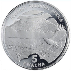 Малаві Малави ^/--/^ Монета Малави серебряные 5 квач 2006 Путешествие по Африке Килиманджаро ^_^^^ Монета Малаві срібні 5 квач 2006 Подорож по Африці Кіліманджаро - фото фото фото