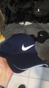 Літні головні убори Летние головные уборы ^/--/^ Кепка Nike синяя (белое лого) ^_^^^ Кепка Nike синя (біле лого) - фото фото фото