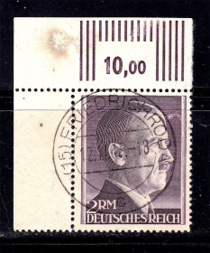 Третій Рейх (-) Третий Рейх (-) ^/--/^ Германия  1942 г  гаш. - угол ^_^^^ Німеччина 1942 г гаш. - Кут - фото фото фото