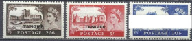 Інші країни Другие страны ^/--/^ Танжер 1955 почта Великобритании Королева Елизавета II надп. 3 /--/ м. ^_^^^ Танжер 1955 пошта Великобританії Королева Єлизавета II надп. - фото фото фото