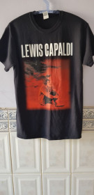 Футболки, майки Футболки, майки ^/--/^ Футболка &amp;quot;Lewis Capaldi&amp;quot;   (100% cotton, M, Nicaragua) ^_^^^ Футболка &amp;quot;Lewis Capaldi&amp;quot; (100% cotton, L, Nicaragua) - фото фото фото