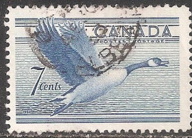 Північна Америка Северная Америка ^/--/^ Канада 1952 Sc.320 used Гусь - фото фото фото