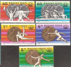 Спорт Спорт ^/--/^ Венгрия, Олимпиада 1976 года, MNH ^_^^^ Угорщина, Олімпіада 1976 року, MNH - фото фото фото