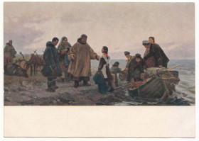 СРСР СССР ^/--/^ С большой земли 1955 Свешников Р /--/ 10 ^_^^^ З великої землі 1955 Свєшніков Р /--/ 10 - фото фото фото