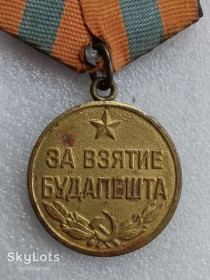 Медалі СРСР Медали СССР ^/--/^ За взятие Будапешта ^_^^^ За взяття Будапешта - фото фото фото