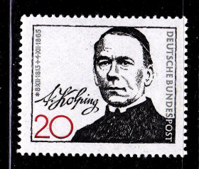 НДР, ФРН ГДР, ФРГ ^/--/^ Германия  ФРГ  1965 г  MNH  - личности ^_^^^ Німеччина ФРН 1965 р MNH - особистості - фото фото фото