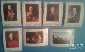 Мистецтво Искусство ^/--/^ СССР 1972 искусство живопись Боровиковский СК 4061-4067 ^_^^^ СРСР 1972 мистецтво живопис Боровиковський СК 4061-4067 - фото фото фото