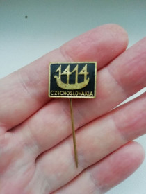 Пам'ятні і ювілейні Памятные и юбилейные ^/--/^ Значок Czechoslovakia. Ладья. Корабль тяжелый ^_^^^ Значок Czechoslovakia. Ладья. Корабель важкий - фото фото фото