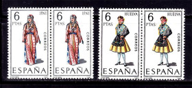 Іспанія Испания ^/--/^ Испания 1968 - 1969  г MNH - костюмы - ^_^^^ Іспанія 1968 - 1969 г MNH - костюми - фото фото фото