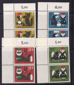 НДР, ФРН ГДР, ФРГ ^/--/^ Германия  Германия  1960 г  MNH - пары - сказки ^_^^^ Німеччина 1960 MNH - пари - казки - фото фото фото