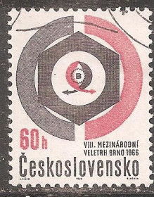 Чехословаччина Чехословакия ^/--/^ Чехословакия 1966 Sc.1414 used ^_^^^ Чехословаччина 1966 Sc.1414 used - фото фото фото