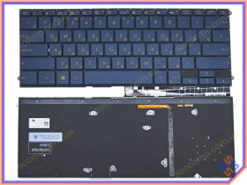 Клавіатури Клавиатуры ^/--/^ Клавиатура для Asus UX /--/ 490 series (RU Blue с подсветкой) Оригинал ^_^^^ Клавіатура для Asus UX /--/ 490 series (RU Blue з підсвічуванням) - фото фото фото