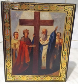 Ікони Иконы ^/--/^ Икона &amp;apos;Воздвиженя Христа Господнього&amp;apos; 19 /--/ ст.  (масло, дерево, позолота) ^_^^^ Ікона &amp;apos; Воздвиженя Христа Господнього &amp;apos; 19 /--/ ст. (масло, дерево, позолота) - фото фото фото