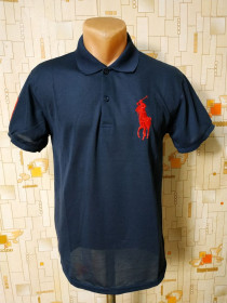 Футболки, майки Футболки, майки ^/--/^ Футболка темно-синя. Поло POLO RALPH LAUREN коттон p-p S - фото фото фото