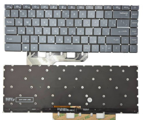 Клавіатури Клавиатуры ^/--/^ Клавиатура для MSI GE /--/ 66 Raider MS-1541 GS /--/ 66 GP /--/ 66 Stealth MS-16 /--/ V (RU Gray с подсветкой) ^_^^^ MSI GE /--/ 66 Raider MS-1541 GS /--/ 66 GP /--/ 66 Stealth MS-16 /--/ V (RU Gray з підсвічуванням) - фото фото фото