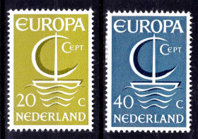 Інші країни Другие страны ^/--/^ Нидерланды  1966 г MNH -  EUROPA CEPT - ^_^^^ Нідерланди 1966 MNH - EUROPA CEPT - фото фото фото
