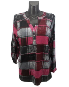 Кофти Кофты ^/--/^ Джемпер с регулируемым рукавом Rbossi 1019 L-XL розовый ^_^^^ Джемпер з регульованим рукавом Rbossi 1019 L-XL рожевий - фото фото фото