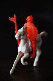 Фігурки, солдатики Фигурки, солдатики ^/--/^ рыцарь с флагом на коне 50-52 /--/ мм MPC США ^_^^^ лицар з прапором на коні 50-52 /--/ мм MPC США - фото фото фото