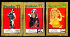 Мистецтво Искусство ^/--/^ NM Искусство . Эквадор 1977 г MNH ^_^^^ Eквадор 1977 MNH - фото фото фото