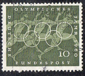 Інші країни Другие страны ^/--/^ ФРН 1960 - Олімпійські ігри Рим  (Гб) ^_^^^ ФРГ 1960 - Олимпийские игры Рим (Гб) - фото фото фото