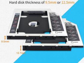 Жорсткі диски Жесткие диски ^/--/^ Алюминиевый Optibay карман-адаптер для SSD 2,5&amp;apos;&amp;apos; 9,5 мм TISHRIC 4019299 ^_^^^ Алюмінієвий Optibay кишеню-адаптер для SSD 2,5&amp;apos; &amp;apos; 9,5 мм TISHRIC 4019299 - фото фото фото