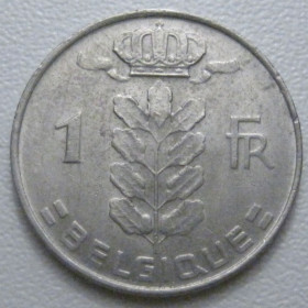 Бельгія Бельгия ^/--/^ Бельгія 1 франк 1966 року Belgique 42593 ^_^^^ Бельгия 1 франк 1966 года Belgique 42593 - фото фото фото