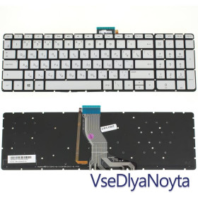 Клавіатури Клавиатуры ^/--/^ Клавиатура для ноутбука HP (Pavilion: 15-AK series) rus, silver, без фрейма, подсветка клавиш ^_^^^ Клавіатура для ноутбука HP (Pavilion: 15-AK series) rus, silver, без фрейму, підсвічування клавіш - фото фото фото