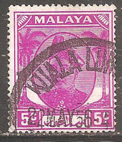 Малайзія Малайзия ^/--/^ Бр.Малайя   (Селангор) 1952 Sc.95  гаш. ^_^^^ Бр.Малайя (Селангор) 1952 Sc.95 гаш. - фото фото фото