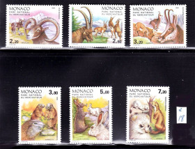 Фауна Фауна ^/--/^ Фауна . Монако 1986 г   MNH  - национальный парк Меркантур ^_^^^ 1986 MNH - національний парк Меркантур - фото фото фото