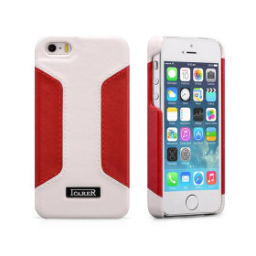 Чохли, сумки Чехлы, сумки ^/--/^ Чехол iCarer для iPhone 5/5 /--/ S/5 /--/ SE  Colorblock White/Red (RIP /--/ 518 /--/ R) ^_^^^ Чехол iCarer для iPhone 5/5 /--/ S/5 /--/ SE Colorblock White/Red (RIP /--/ 518 /--/ R) - фото фото фото