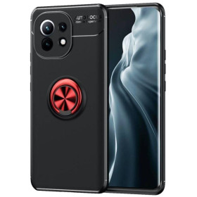 Чохли, бампера Чехлы, бампера ^/--/^ Чохол Fiji Hold для Xiaomi Mi 11 бампер накладка з підставкою Black-Red ^_^^^ Чехол Fiji Hold для Xiaomi Mi 11 бампер накладка с подставкой Black-Red - фото фото фото