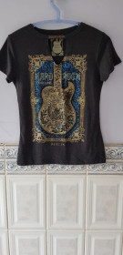 Футболки, майки Футболки, майки ^/--/^ Футболка &amp;quot;Hard Rock Couture&amp;quot;  (60% cotton/40% polyester, ladies S, Cambodia) ^_^^^ Футболка &amp;quot;Hard Rock Couture&amp;quot; (60% cotton/40% polyester, ladies S, Cambodia) - фото фото фото